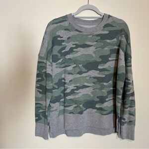 Time and Tru Side Slit Crewneck